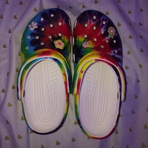Rainbow Crocs